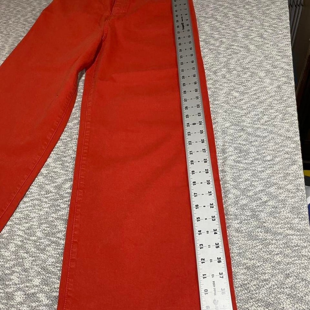 Universal Thread orange wide leg high rise sailor jeans women12=L. SKU-A68 - Picture 4 of 8